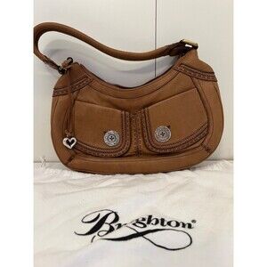 Brighton Leather Purse Bag Brown/Tan - Pretty!
